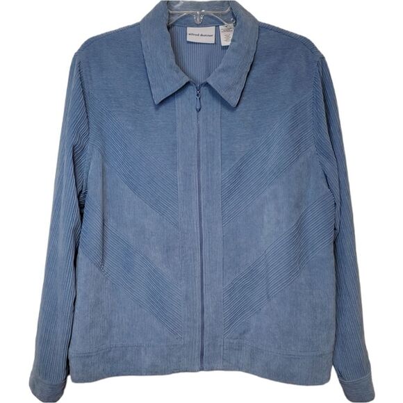 🌹Blue Corduroy Vintage Jacket sz 16 - Picture 1 of 9